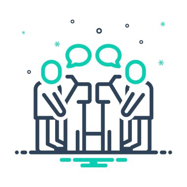 Tartışmak için simgeyi karıştır 