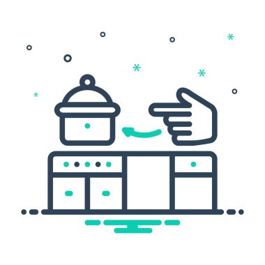 Bir şey için simgeyi karıştır 