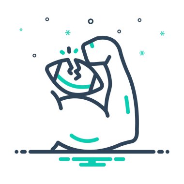 Güçlü olmak için simgeyi karıştır 