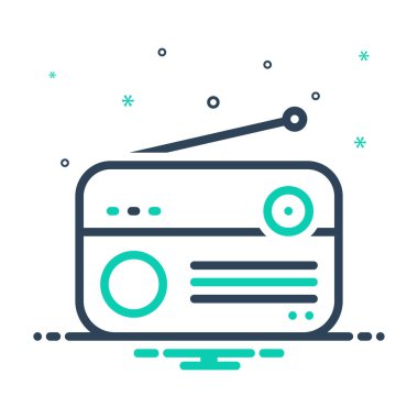 Radyo için simgeyi karıştır 