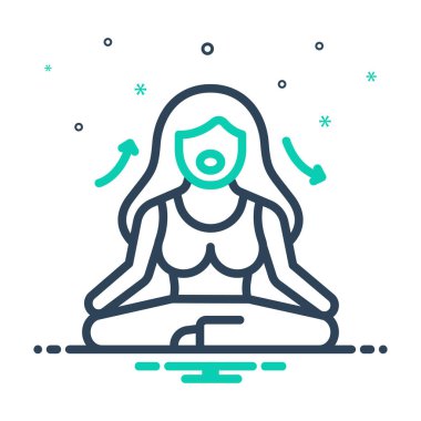 Nefes almak için simgeyi karıştır 