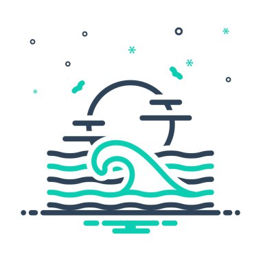 Okyanus için karıştırma simgesi 