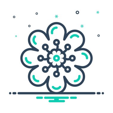 Çiçek için simgeyi karıştır 