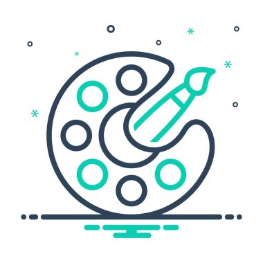 Renk için simgeyi karıştır 