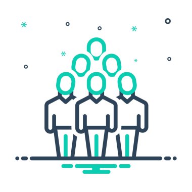 Kalabalık için simgeyi karıştır 