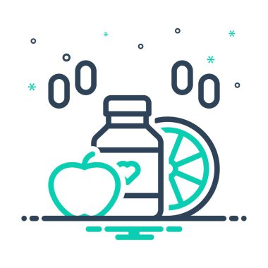 Vitaminler için simgeyi karıştır 