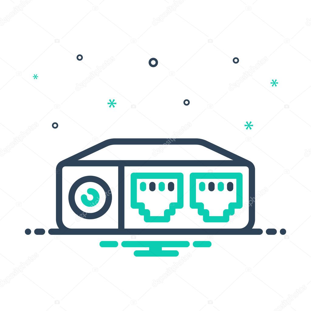 Mix icon for cable