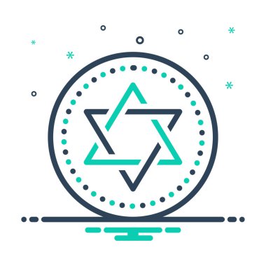 Yahudilerin simgesini karıştır 