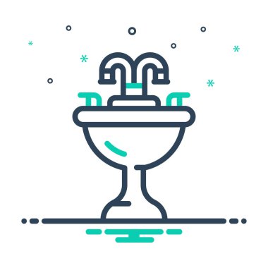 Lavabo için simgeyi karıştır