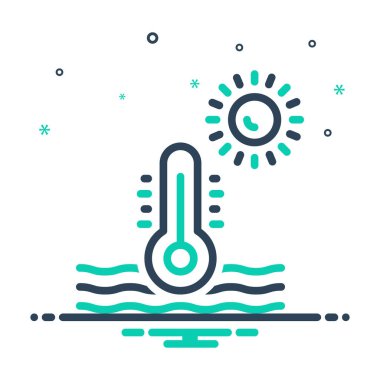 Sıcaklık için simgeyi karıştır 