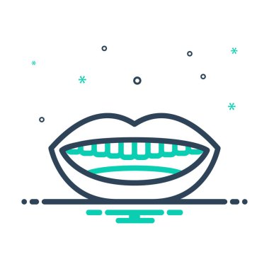 Ağız için simgeyi karıştır 