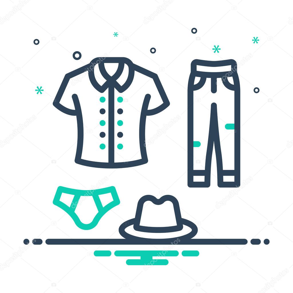 Mix icon for clothing
