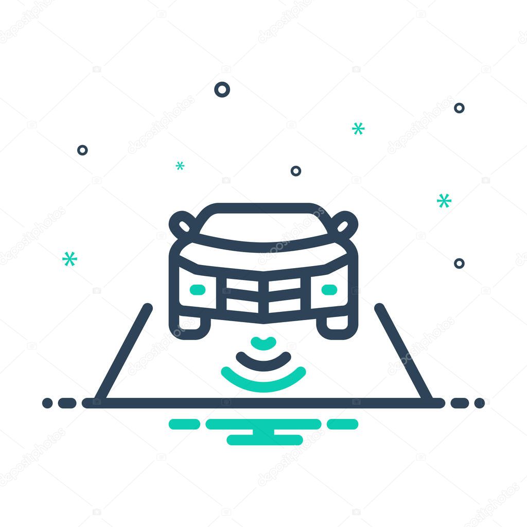 Mix icon for transportation