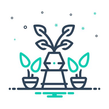 Bitkiler için simge karıştır 