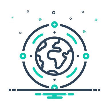 Evrensel için simgeyi karıştır 