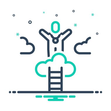 Başarılı olmak için simgeyi karıştır 