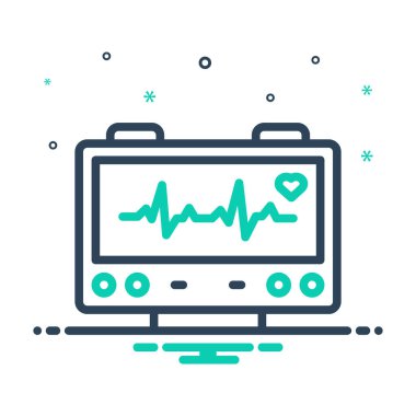 Atriyal fibrilasyon için karıştırma simgesi