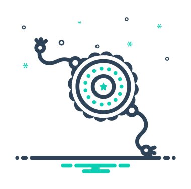 Rakhi için karıştırma simgesi 