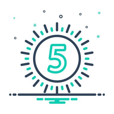 Beş için simgeyi karıştır 