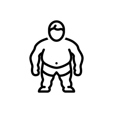 Komorbidite için siyah çizgi simgesi 