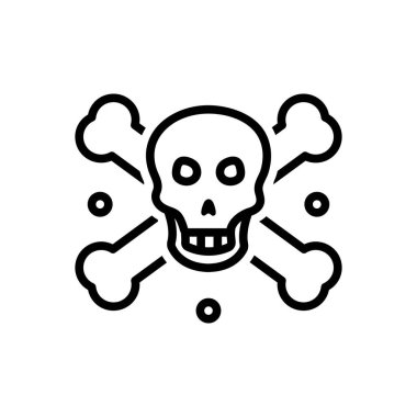 Dangerous siyah çizgi simgesini 