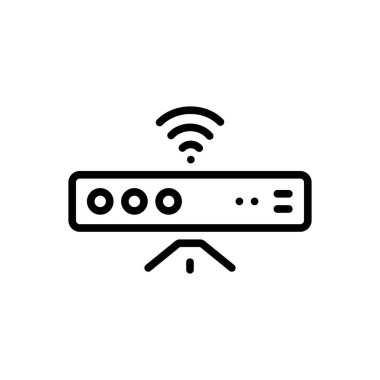 Algılayıcı için siyah çizgi simgesi 