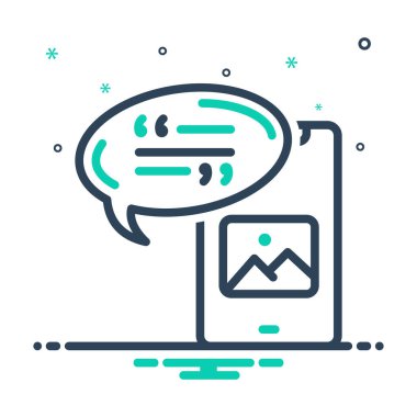 Yorum için simgeyi karıştır 