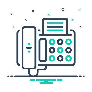 Faks için simgeyi karıştır 