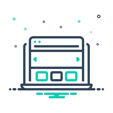 Web sitesi için karıştırma simgesi 