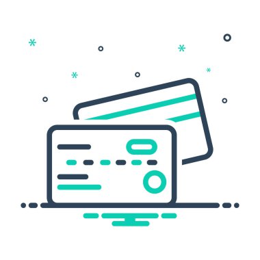 Kredi kartı için karıştırma simgesi