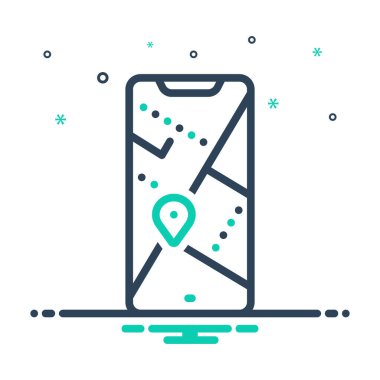 GPS için simgeyi karıştır 