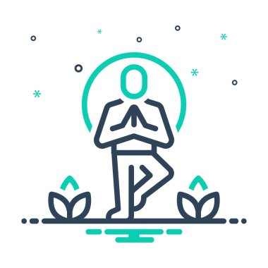 Mix icon for yoga 