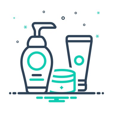 Cilt bakımı için simgeyi karıştır 