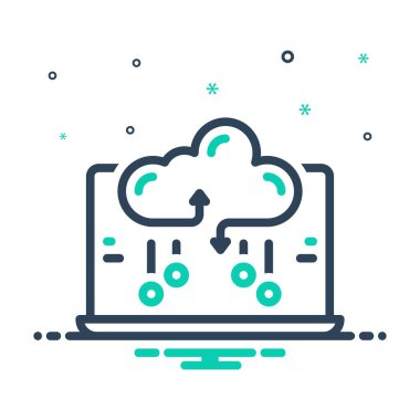 Bulut hesaplama için simgeyi karıştır