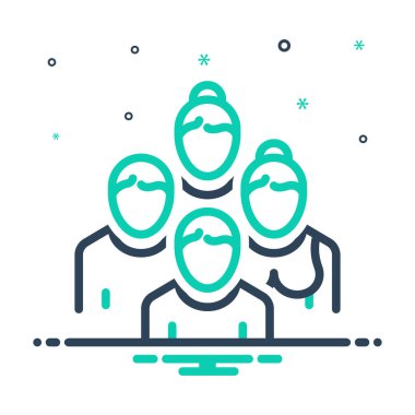 İnsanlar için simgeyi karıştır 