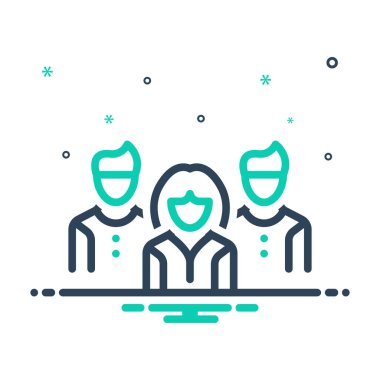 İnsanlar için simgeyi karıştır 