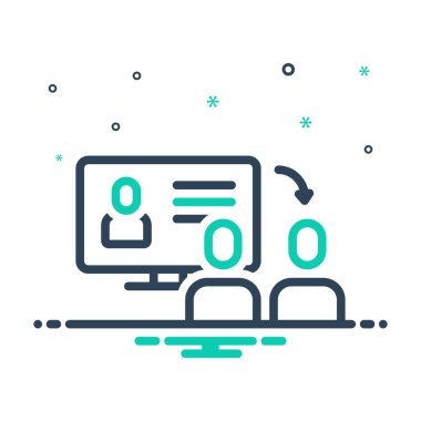 Çevrimiçi atölye için simgeyi karıştır