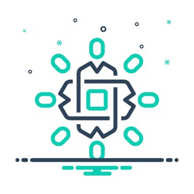 İşbirliği için simgeyi karıştır 