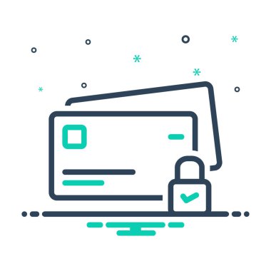 Güvenli ödeme için karıştırma simgesi 