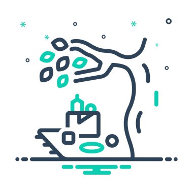 Piknik için simgeyi karıştır 