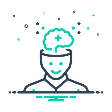 Pozitif zihniyet için simgeyi karıştır