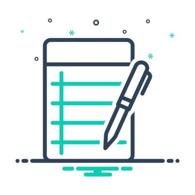 Not için simgeyi karıştır 