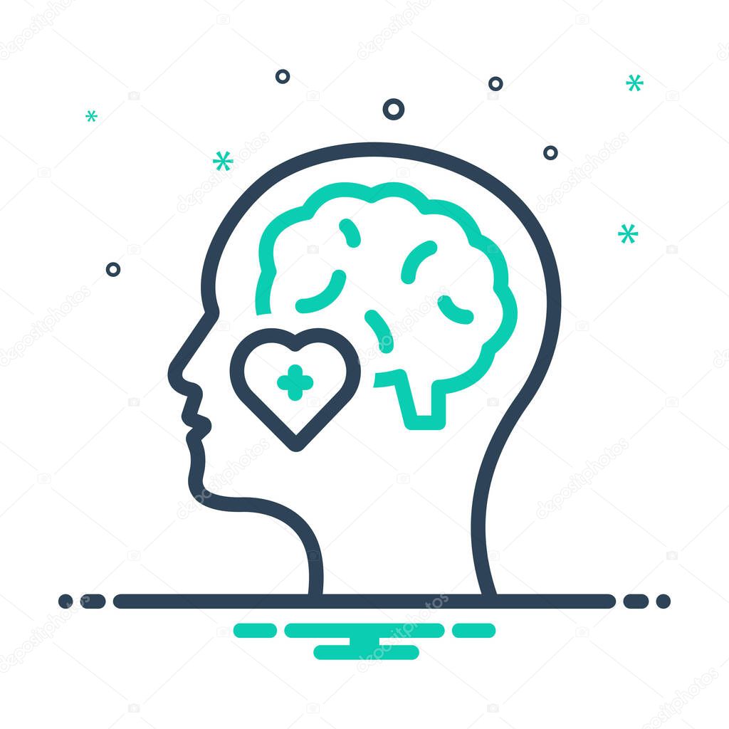 Mix icon for mental health