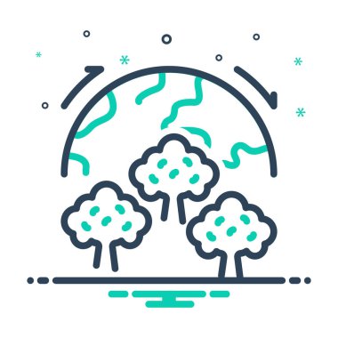 Sürdürülebilir için simgeyi karıştır 