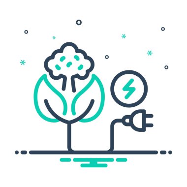 Biyokütle için simgeyi karıştır 