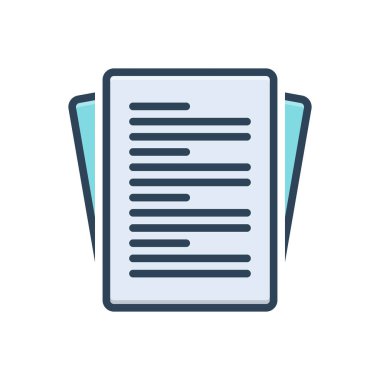 Daha sonra kullanılacak renk illüstrasyon simgesi 