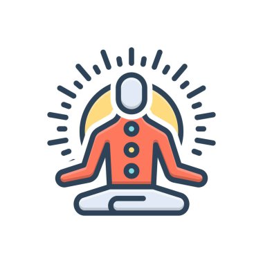 Var olan renk illüstrasyon simgesi