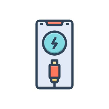 Yararlılık için renk illüstrasyon simgesi 