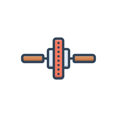 Uyum için renk illüstrasyon simgesi 