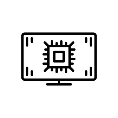 Dün için renk illüstrasyon simgesi